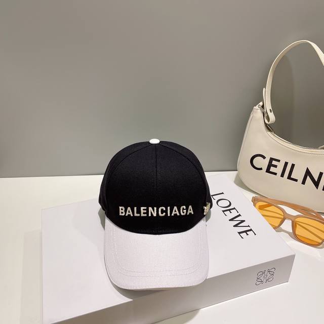 新品balenciaga巴黎世家新款拼色棒球帽 现货秒发简约时尚超级无敌好看的帽子 情侣款 原单货比起其他帽子的优势
